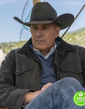 YELLOWSTONE KEVIN COSTNER JOHN DUTTON GREY JACKET