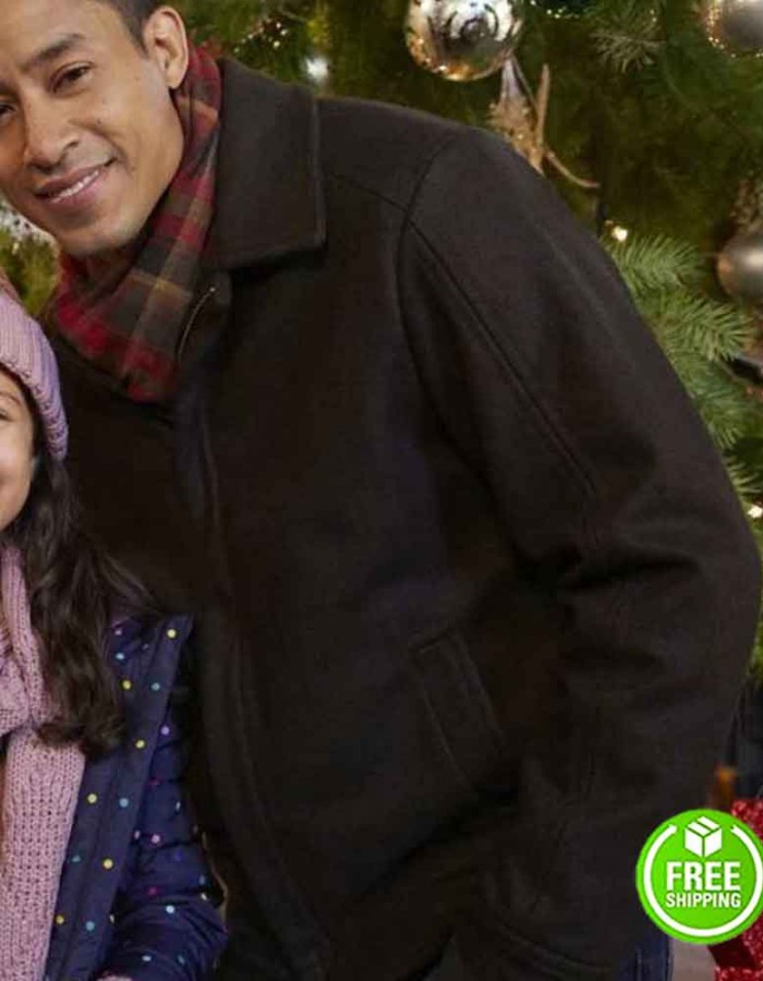 A CHRISTMAS TREE GROWS IN COLORADO MARK TAYLOR (KEVIN SNYDER) BLACK WOOL JACKET