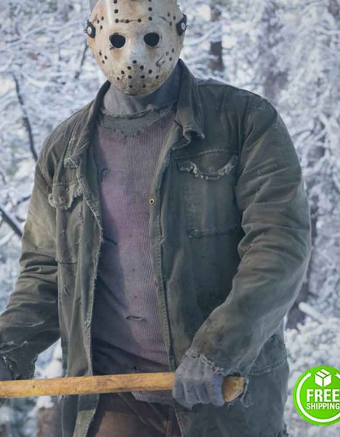 NEVER HIKE IN THE SNOW VINCENTE DISANTI (JASON VOORHEES) GREEN COTTON JACKET