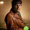 PERPETUAL GRACE LTD DAMON HERRIMAN (PAUL ALLEN BROWN) BROWN LEATHER JACKET