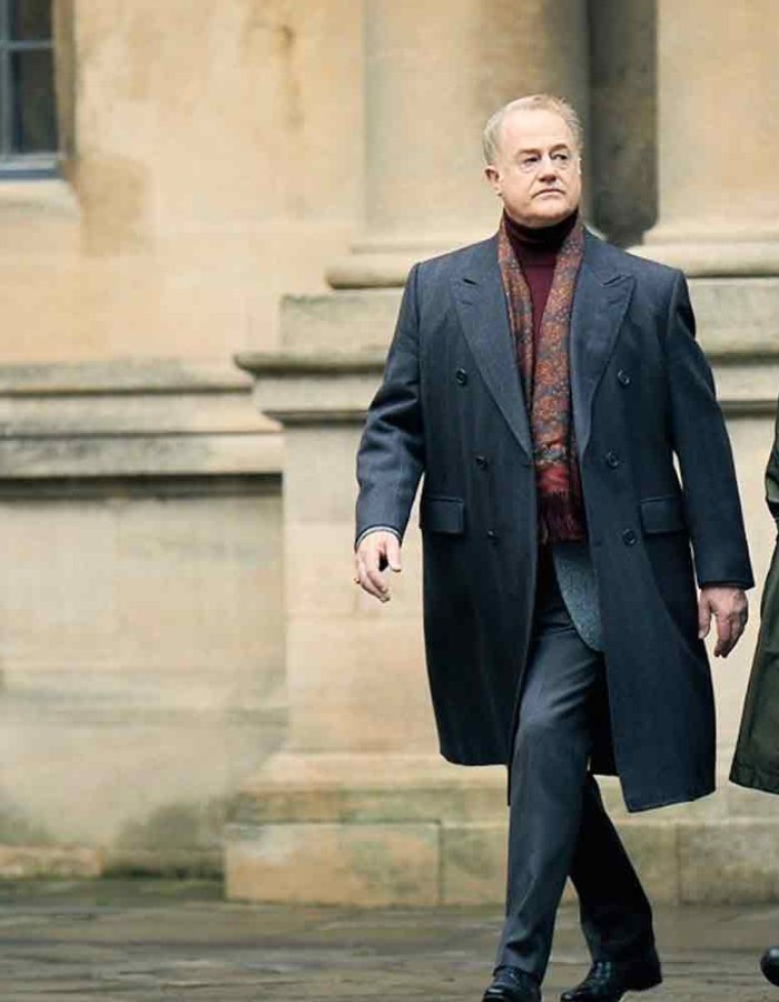 A DISCOVERY OF WITCHES OWEN TEALE (PETER KNOX) TRENCH COAT
