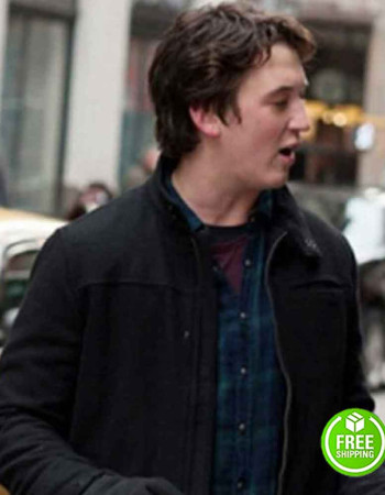 FANTASTIC FOUR MILES TELLER (REED RICHARDS) BLACK JACKET