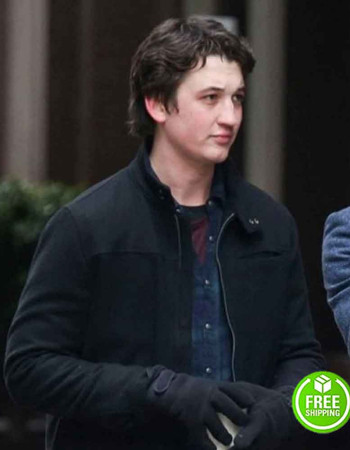 FANTASTIC FOUR MILES TELLER (REED RICHARDS) BLACK JACKET