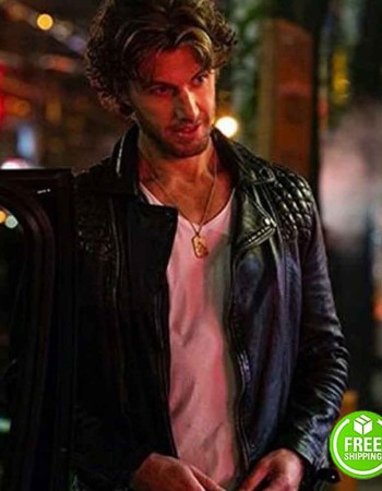 SEX/LIFE ADAM DEMOS (BRAD SIMON) LEATHER JACKET 