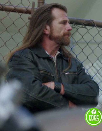 RIVERDALE SCOTT MCNEIL (TALL BOY) BLACK LEATHER JACKET