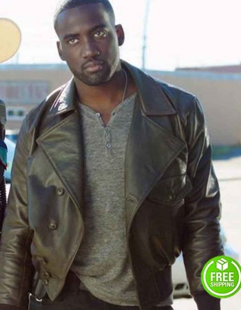 WYNONNA EARP SEASON 4 SHAMIER ANDERSON (AGENT DOLLS) LEATHER JACKET
