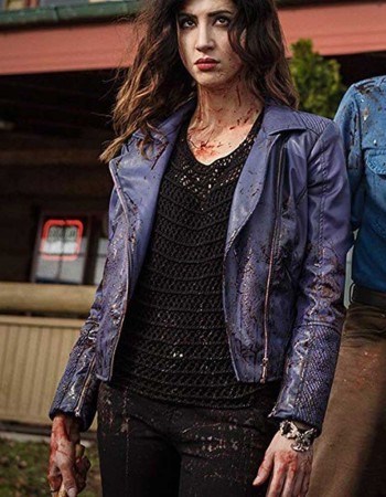 ASH VS EVIL DEAD KELLY MAXWELL LEATHER JACKET