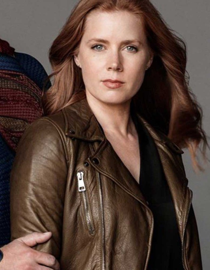 BATMAN V SUPERMAN DAWN OF JUSTICE AMY ADAMS LEATHER JACKET