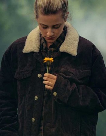 LILI REINHART CHEMICAL HEARTS GRACE TOWN BROWN JACKET