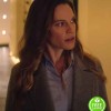 FATALE HILARY SWANK (DETECTIVE VALERIE QUINLAN) GREY WOOL COAT