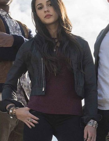 POWER RANGERS NAOMI SCOTT (KIMBERLY HART) LEATHER JACKET