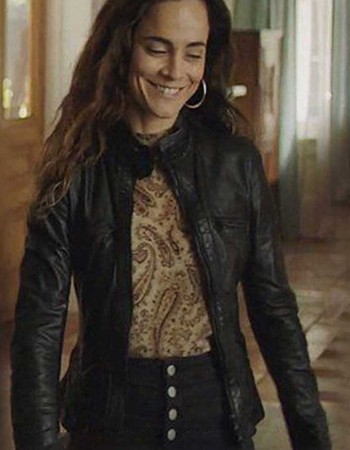 QUEEN OF THE SOUTH ALICE BRAGA LEATHER JACKET