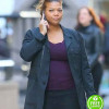 THE EQUALIZER 2021 QUEEN LATIFAH (ROBYN MCCALL) BLACK COAT