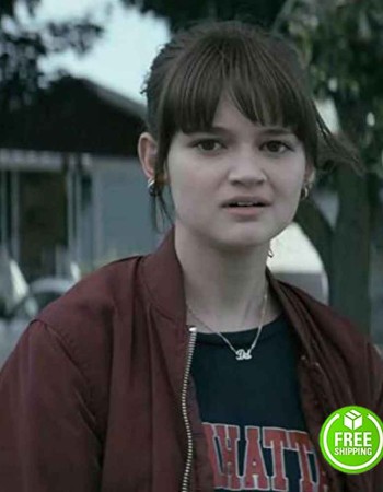 WAYNE CIARA BRAVO (DELILAH DEL LUCCETTI) MAROON COTTON JACKET 