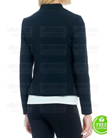 WOMEN DESIGNER NAVY BLUE BLAZER