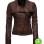 ARROW AUDREY MARIE ANDERSON (LYLA MICHAELS) BROWN LEATHER JACKET