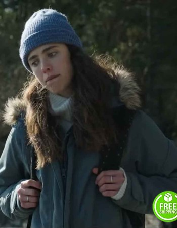 MAID MARGARET QUALLEY (ALEX) GREY FUR HOODED PARKA JACKET 