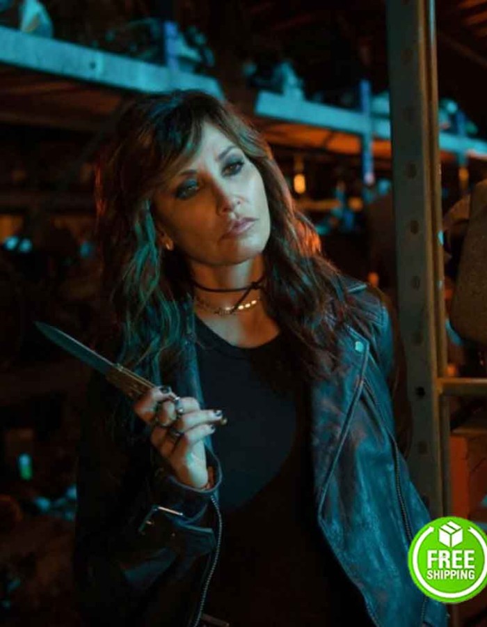 RIVERDALE GINA GERSHON (GLADYS JONES) BLACK LEATHER JACKET