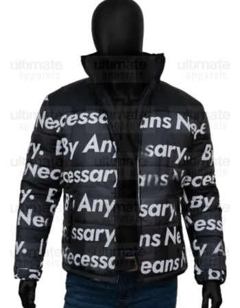 Dragon Ball Z Goku Drip Puffer Jacket