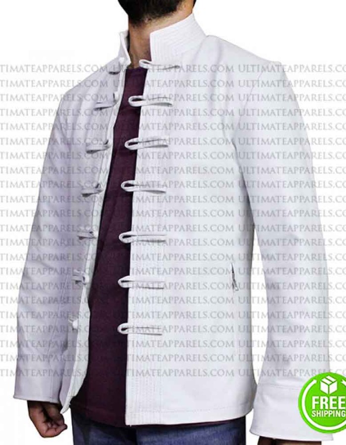 The Matrix Reloaded Collin Chou White Costume Jacket