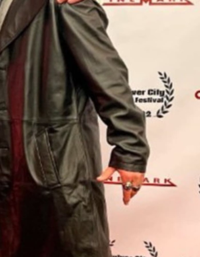 Blood Covered Chocolate 2023 Joe Altieri Black Leather Coat