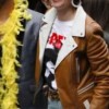 Bolan’s Shoes 2023 Leanne Best Brown Leather Jacket