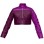 Harley Quinn Injustice 2 Purple Leather Jacket