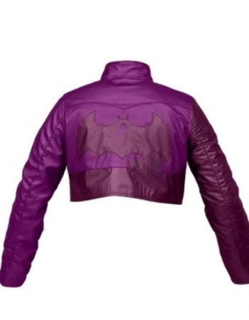 Harley Quinn Injustice 2 Purple Leather Jacket