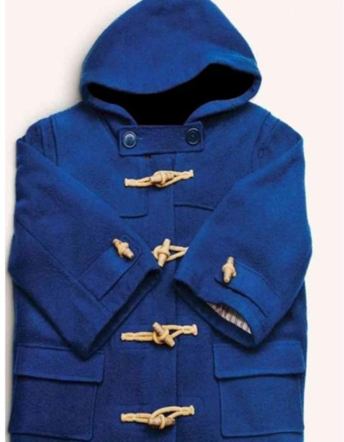 Toggle Duffle Blue Paddington Bear Coat