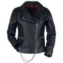 Stranger Things 4 Hellfire Club Black Biker Leather Jacket