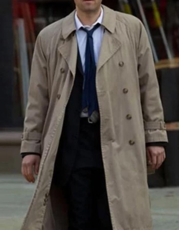 Castiel Supernatural Misha Collins Trench Coat