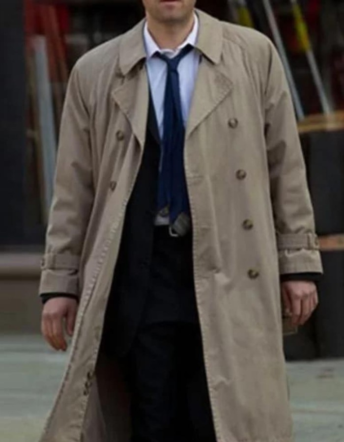 Castiel Supernatural Misha Collins Trench Coat