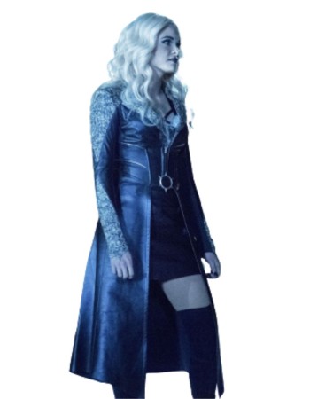 Flash S3 Danielle Panabaker (Caitlin Snow) Leather Coat