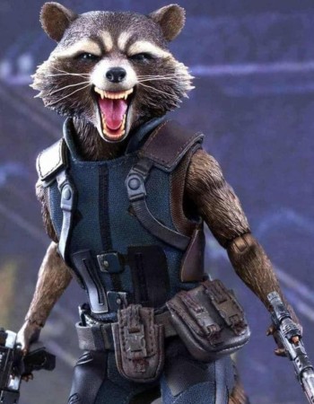 Guardians of the Galaxy Vol 2 Bradley Cooper (Rocket) Blue Leather Vest