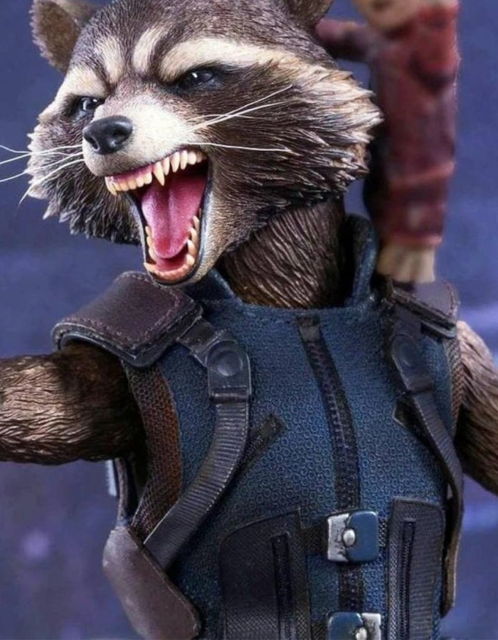Guardians of the Galaxy Vol 2 Bradley Cooper (Rocket) Blue Leather Vest