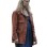 American Made Sarah Wright (Lucy Seal) Brown Leather Jacket