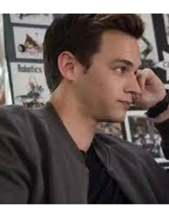 13 Reason Why Brandon Flynn (Justin Foley) Grey Bomber Jacket