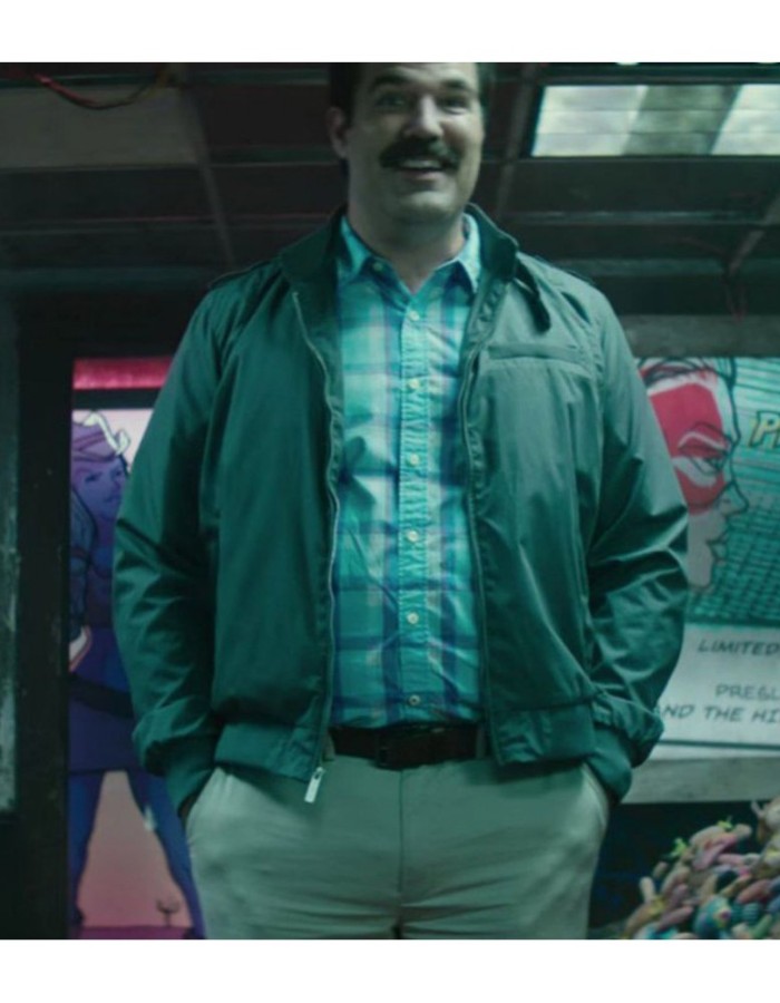 Deadpool 2 Rob Delaney (Peter) Satin Jacket