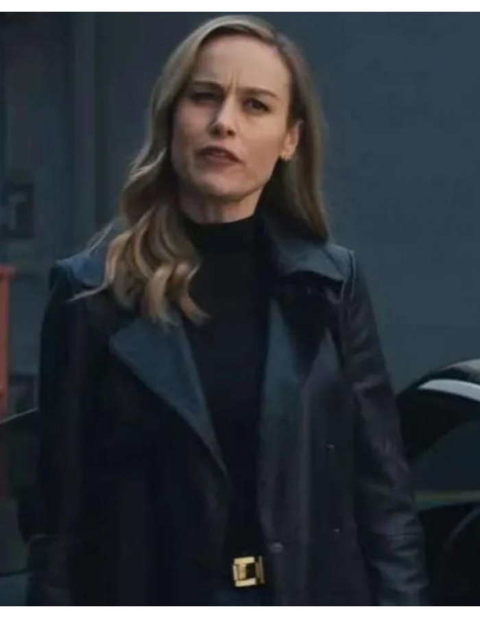 Fast X (Tess) Brie Larson Black Leather Coat