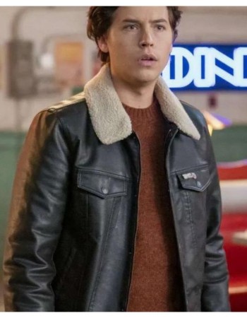 Riverdale S6 (Jughead Jones) Cole Sprouse Black leather jacket