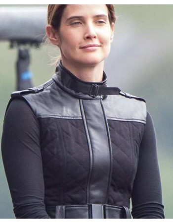 Spiderman Far from Home (Maria Hill) Cobie Smulders Black Cotton Vest