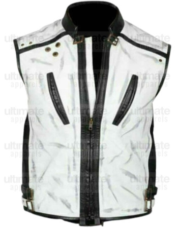 Star Wars Alden Ehrenreich (Han Solo) White Leather Vest