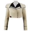 Solo a Star Wars Story Emilia Clarke (Qira) Cropped Leather Jacket