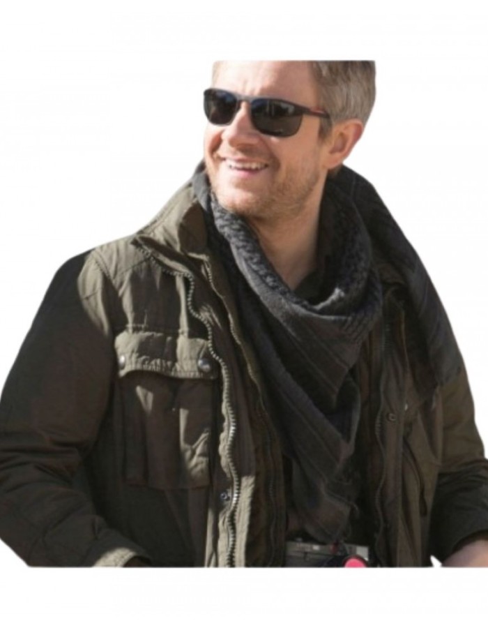 Whiskey Tango Foxtrot Martin Freeman (Lain Mackelpie) Cotton Jacket