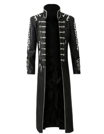 Devil May Cry 5 Dan Southworth (Vergil) Faux Leather Trench Coat