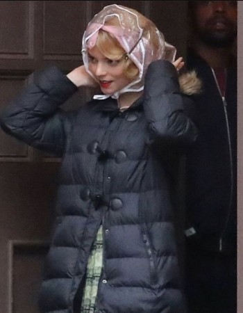 Peaky Blinders S5 Anya Taylor-joy (Gina Gray) Puffer Black Coat
