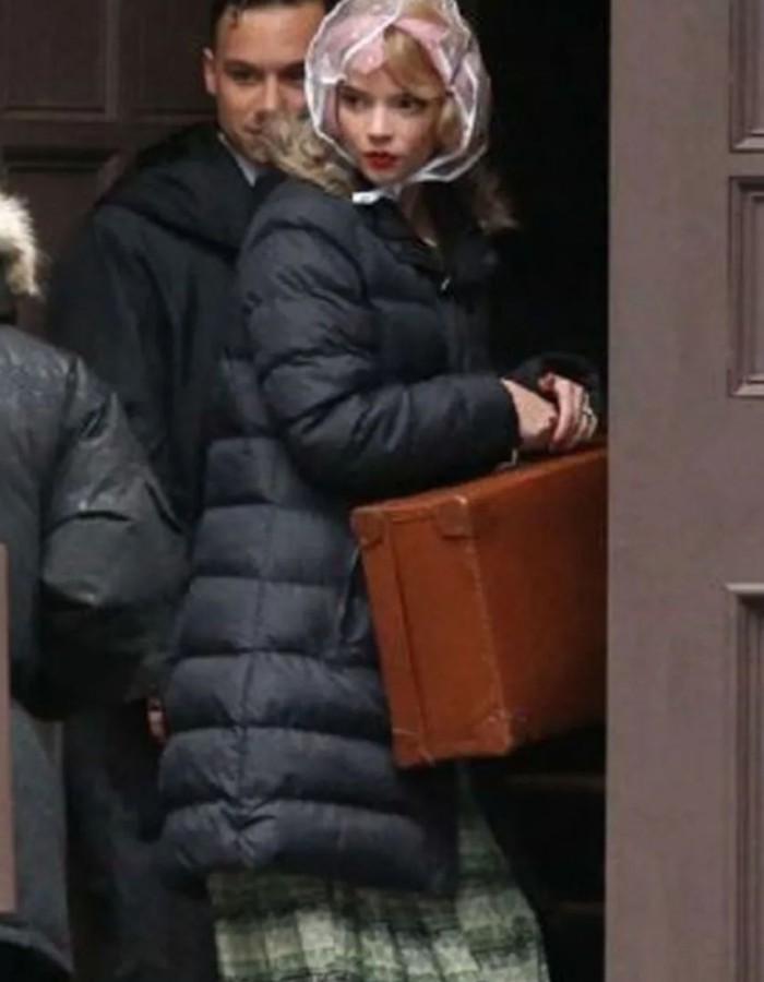 Peaky Blinders S5 Anya Taylor-joy (Gina Gray) Puffer Black Coat