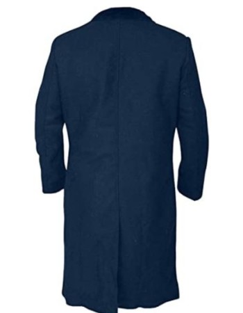 Peaky Blinders S5 Cillian Murphy (Thomas Shelby) Blue Wool Trench Coat
