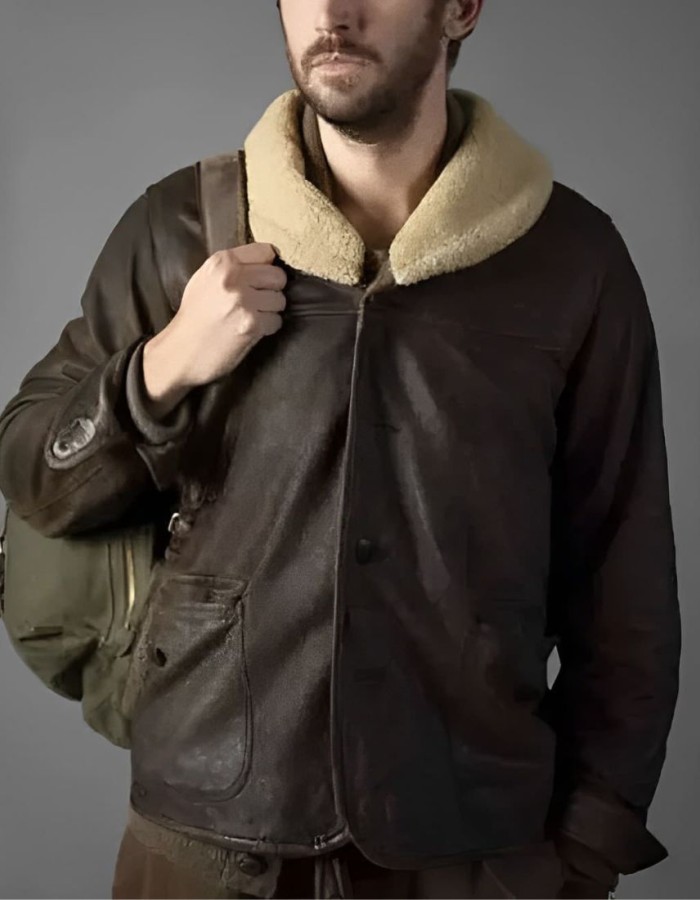 Solos 2021 Dan Stevens (Otto) Brown Leather Jacket