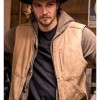 Yellowstone Luke Grimes (Kayce Dutton) Brown Cotton Vest